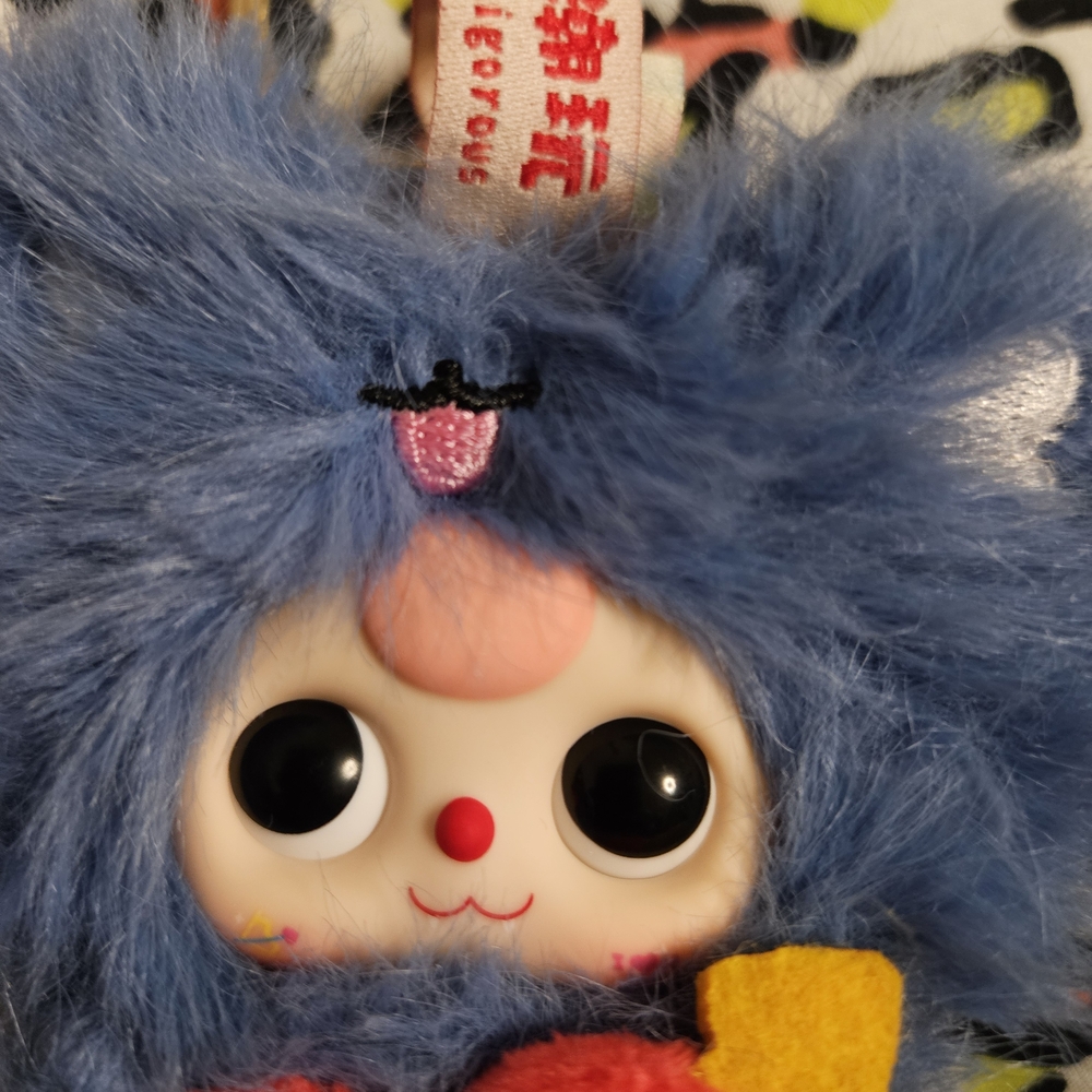 Baby Three Cupid Vinyl Plush - Confirmed Blue Mouse